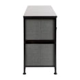 thumbnail image 6 of Emma + Oliver 5 Drawer Storage Chest with Black Wood Top & Dark Gray Fabric Pull Drawers, 6 of 10