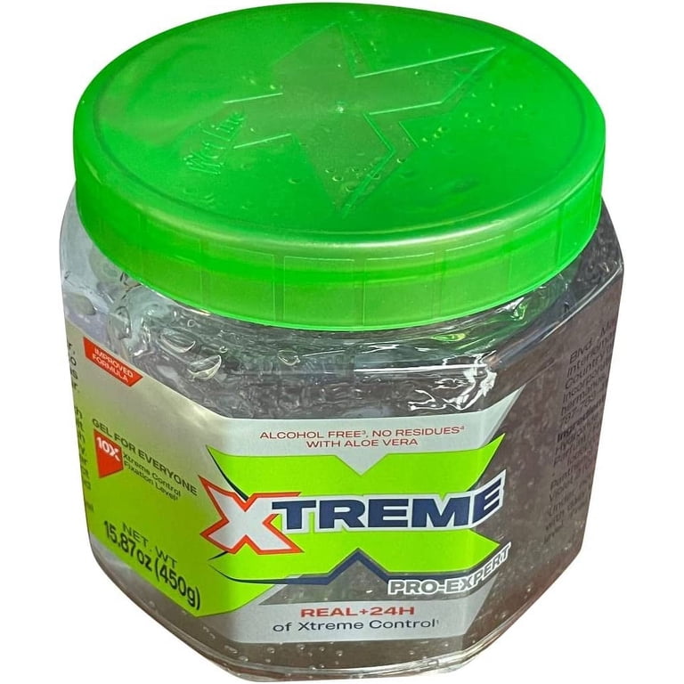 Xtreme Clear Styling Gel 450g - Transparente Gel de Peinado (Pack