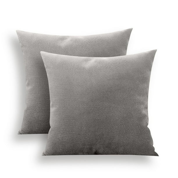Throw Pillow Covers 20X20 inch Pillow Covers Grey Couch Pillow Covers