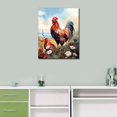 thumbnail image 3 of TISHIRON Paint by Numbers for Adults,16x20 inch Canvas Wall Art Rooster Cock Oil Painting by Numbers Kit for Home Wall Decor (Frameless), 3 of 6