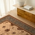 thumbnail image 4 of 8â€™ x 11â€™ Cream and Blue Traditional Area Rug, 4 of 5