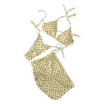 thumbnail image 4 of Swimsuit for Women Polka Dot 3 Piece Bikini Set Halter Triangle Top Cutout Side Tie Shorts Bottoms Beach Swimwear for Summer Vacation Pool, 4 of 4