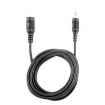6ft Black 3.5mm Stereo Male Plug to 3.5mm female jack Audio Cable Extension Cord
