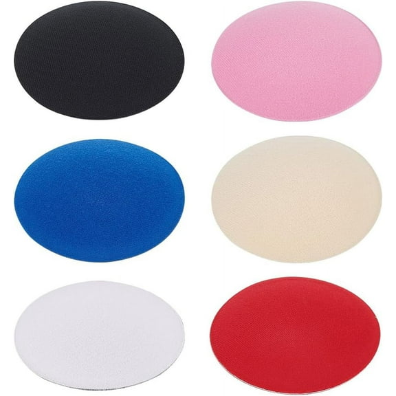 6Pcs Round Fascinator Hat Base Sinamay Base Derby Cloth Women Sinamay Hat Base