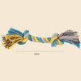 thumbnail image 3 of Double Knot Rope Dog Toy Interactive Cotton Rope Puppy Chew Toy Pet Tug Rope Toy, 3 of 8