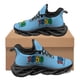 thumbnail image 1 of Zapatillas de tenis con estampado de pentagrama azul cielo para mujer, calzado ligero para correr, otoño e invierno, para el trabajo y el hospital, 1 of 6