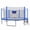 Blue, variant on CZBZ 14FT Trampoline for Kids Adults, Outdoor Trampoline with Safety Enclosure Net, Adjustable Basketball Hoop, Soccer Goal, Ladder and Pump, Heavy Duty Round Trampoline