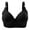 Black, variant on NIEWTR Bras for Women No Underwire Comfortable Full Coverage Front Closure Bralettes Wireless Wirefree Everyday Bras (Pink,40)