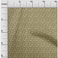 thumbnail image 2 of oneOone Cotton Cambric Olive Green Fabric Floral Fabric For Sewing Printed Craft Fabric By The Yard 42 Inch Wide, 2 of 4