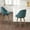 Blue, variant on Metal Ring Footrest Included / Blue Polyester Medium High Back Counter Stool