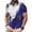 Blue, variant on Mens Golf Shirt Dry Fit Athletic Polo Shirts Moisture Wicking Performance 3D Print Short Sleeve