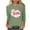 #184-Green, variant on Craaazy Happy Valentine's Day Women's 3/4 Sleeve Crew Neck Love and Heart Valentines Shirts Gifts