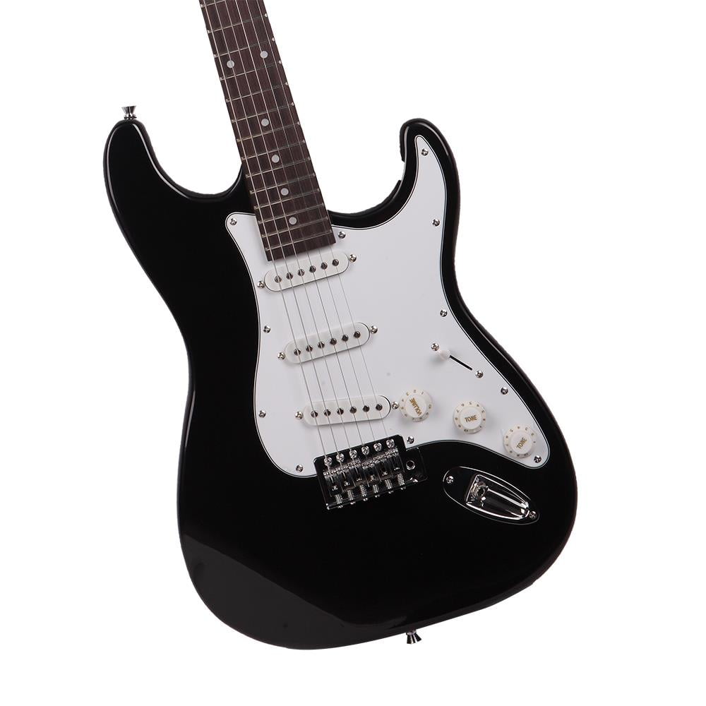Ktaxon 6 String 39" Electric Guitar with Bag for Beginners, Monochrome
