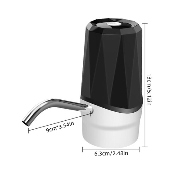 RKSTN Pompe à Eau Pompe pour Bouilloire Froide avec Batterie Rechargeable Pompe à Bouilloire Rechargeable USB pour Distributeur d'Eau Automatique Portable Pompe à Eau pour Maison Bureau Camp Gadgets de Cuisine