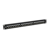 Tripp Lite Cat5e / Cat6 Patch Panel 24-Port Shielded Krone IDC 568B RJ45