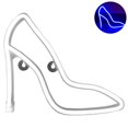 thumbnail image 2 of Joernso LED Neon Light Colorful Wall Decoration USB/Battery Powered High Heels Decorative Lamp for Bedroom, 2 of 8