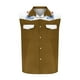 thumbnail image 5 of Camiseta sin mangas con cuello vuelto para hombre, estilo informal, a la moda, con estampado, cuello vuelto, sin mangas, bolsillos, deportiva, de poliéster, 5 of 5