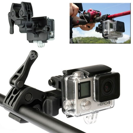 Universal Shotgun Fixed Clip Fishing Rods Bow Arrow Mount For GoPro Hero 2 3 (Best Gopro Accessories For Fishing)