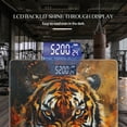 thumbnail image 3 of Bathroom Scale, Highly Accurate Digital Body Scale,Precisely Measures Weight up to 400 lbs-Fierce Tiger Surrounded By Flames And Sparks, 3 of 4