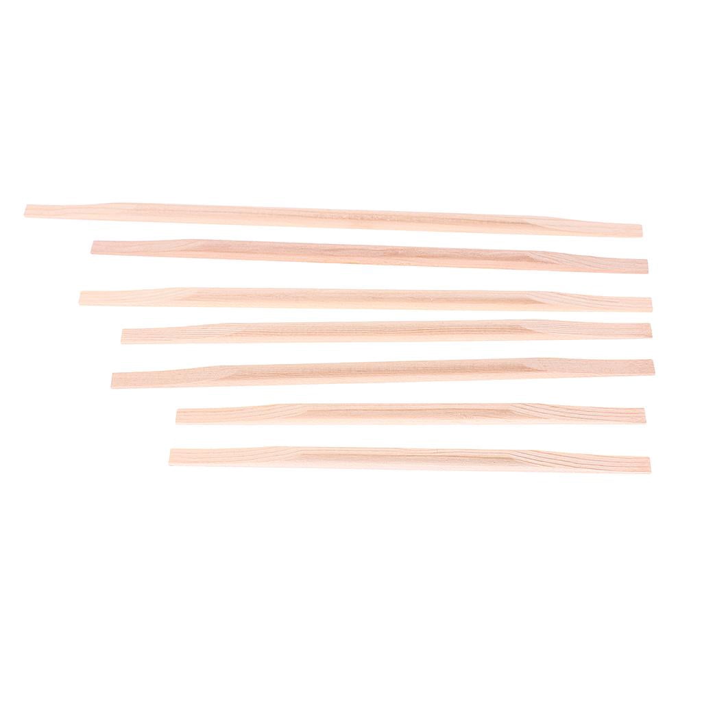 LeeQinersw 24 Pcs Spruce Bracewood Kit for Acoustic/Classical Guitar Makers Luthiers Supply