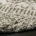 thumbnail image 3 of SAFAVIEH Hudson Raphael Geometric Shag Area Rug, Ivory/Grey, 5' x 5' Round, 3 of 7