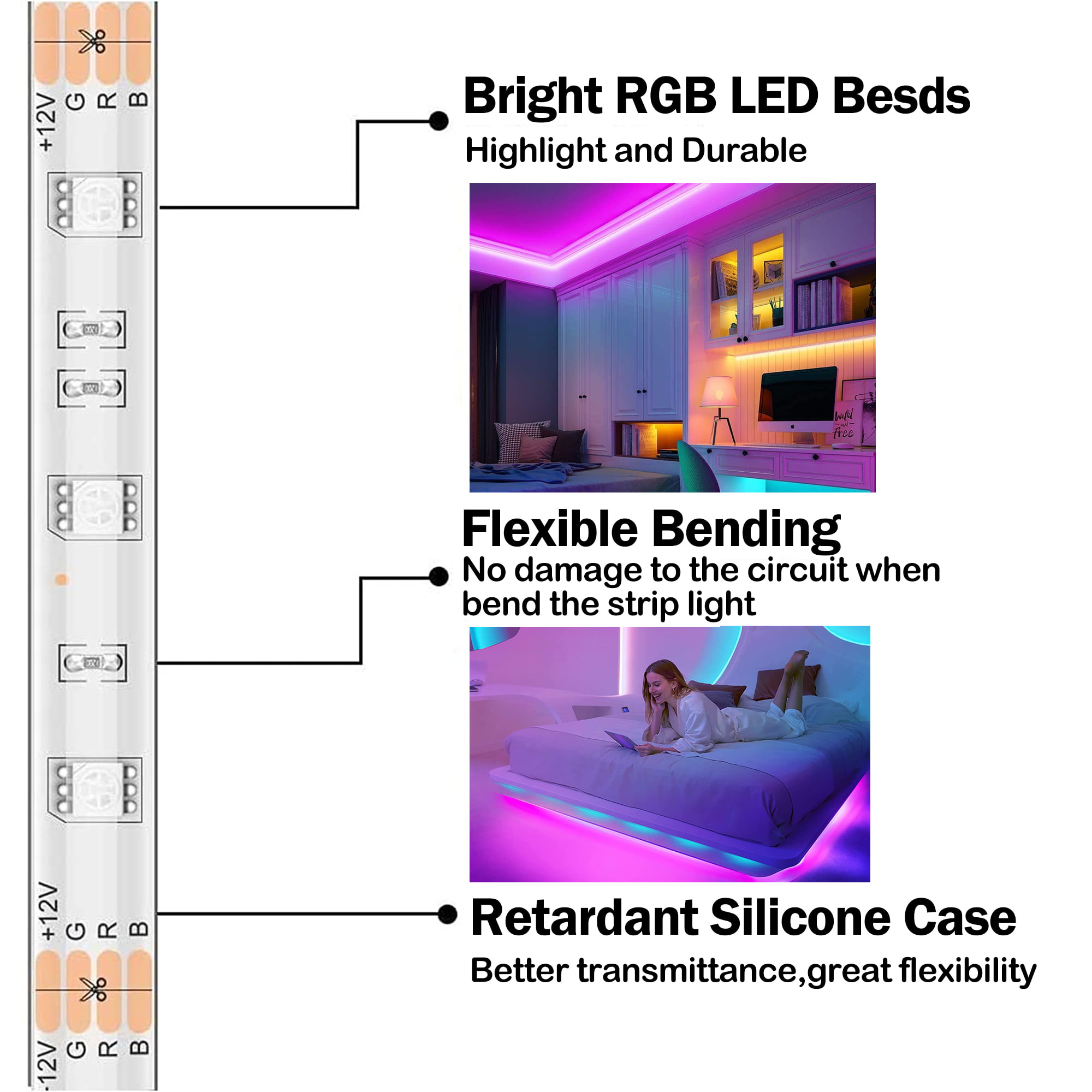 Barre LED Extra-fine Light Strip LED PRO - Lucky Reptile
