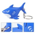 thumbnail image 3 of 2 Pcs Porte-Clés en Plastique Requin Pendentif Clé Sonore Décorations Créatives Porte-Clés Cadeaux, 3 of 8