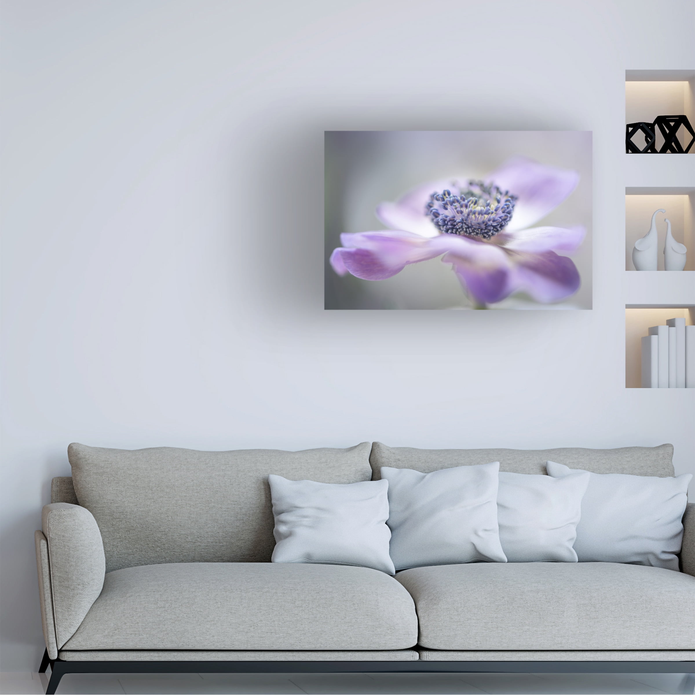 Keren Or 'Purple Flower' Canvas Art