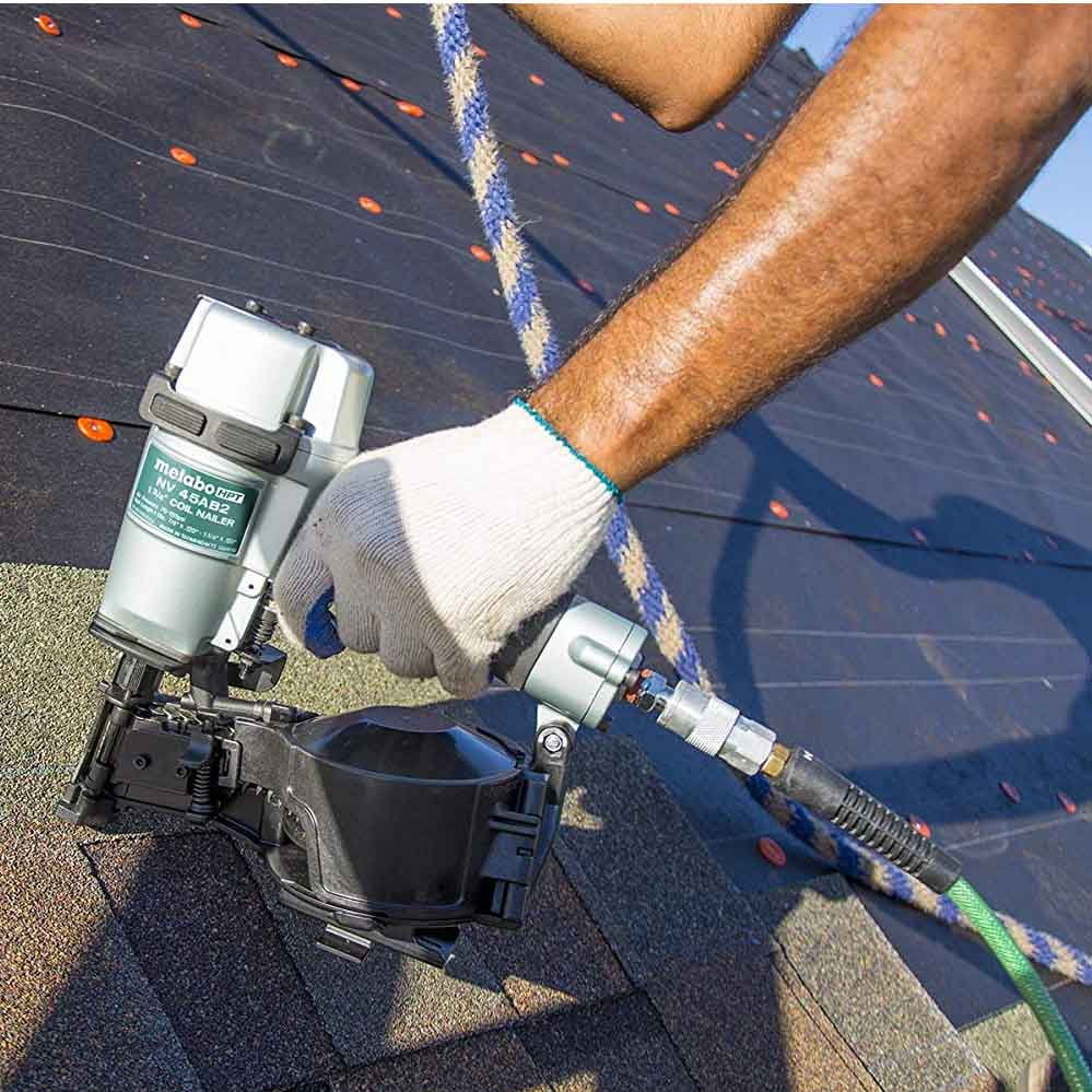 Metabo HPT Coil Roofing Nailer - Two 