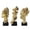Gold-Large, variant on Black Small Three Thinker Abstract Art Sculpture Decor for Home Office Study