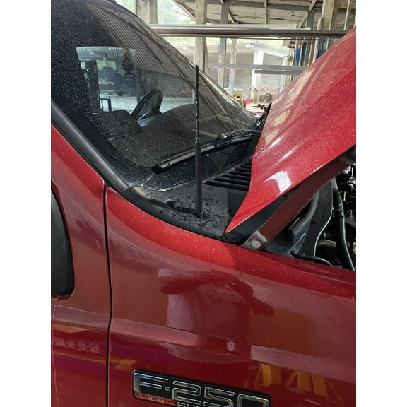 9" inch Antenna Mast Black Power Radio AM/FM for FORD F-250-F650 1997-2016 Brand New