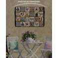 thumbnail image 6 of Outdoor TV Cover 52 to 55 Inch Weatherproof, Vintage Rustic Farmhouse Plaid Waterproof TV Screen Protector for Outside Decor with Zipper and Pocket 52"L x 30"H , Farm Animals Barn Stars, 6 of 7