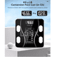 thumbnail image 2 of Báscula Electrónica De Baño Bluetooth Inteligente App Lonk Negro, 2 of 3