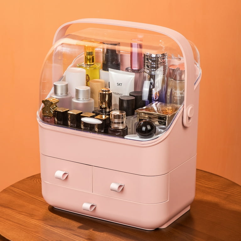 Dropship Joybos® Pink Waterproof Dust Proof Cosmetic Storage Box