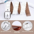 thumbnail image 3 of Women’s Hollow Flower Leather Belt for Jeans Pants Wide Belt for Ladies, 3 of 6