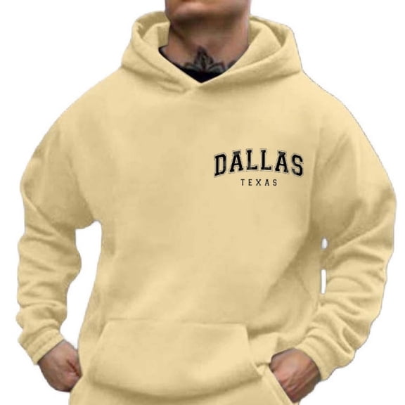 CONROSES Mens Hoodies Letter Graphic Y2K Hoodie for Men Long Sleeve Warm Pullover Hooded Sweatshirt Soft Fall Winter Sweatshirts With Pocket