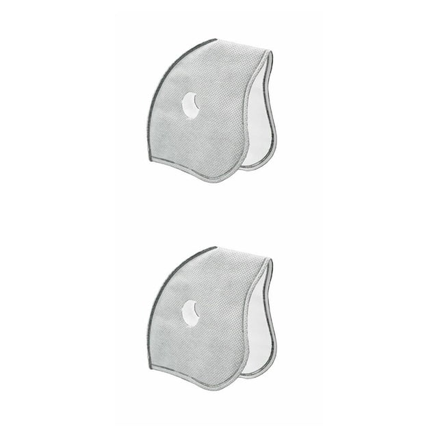 ZheElen Masque avec Filtre à Charbon Actif Valve d'Air Réutilisable Masques Faciaux Blancs & insert de Filtre 2ensemble