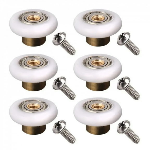 4pc Shower Door Rollers Wheel Set Bathroom Glass Door Replacement Part Runner Sliding Shower Door Roller Wheel-Roller