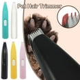 thumbnail image 2 of Wartleves Recortador de pelo eléctrico para mascotas, afeitadora de patas para perros y gatos, kit de aseo inalámbrico} οд, 2 of 6