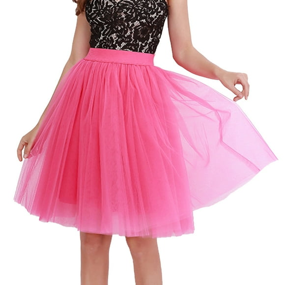 2025 Carnevale New Women Tulle Womens Skirt Skirts Knee Length Long Poodle Skirt Adult Tutu Layered Short Tulle Skirt Prom Party Midi Skirt