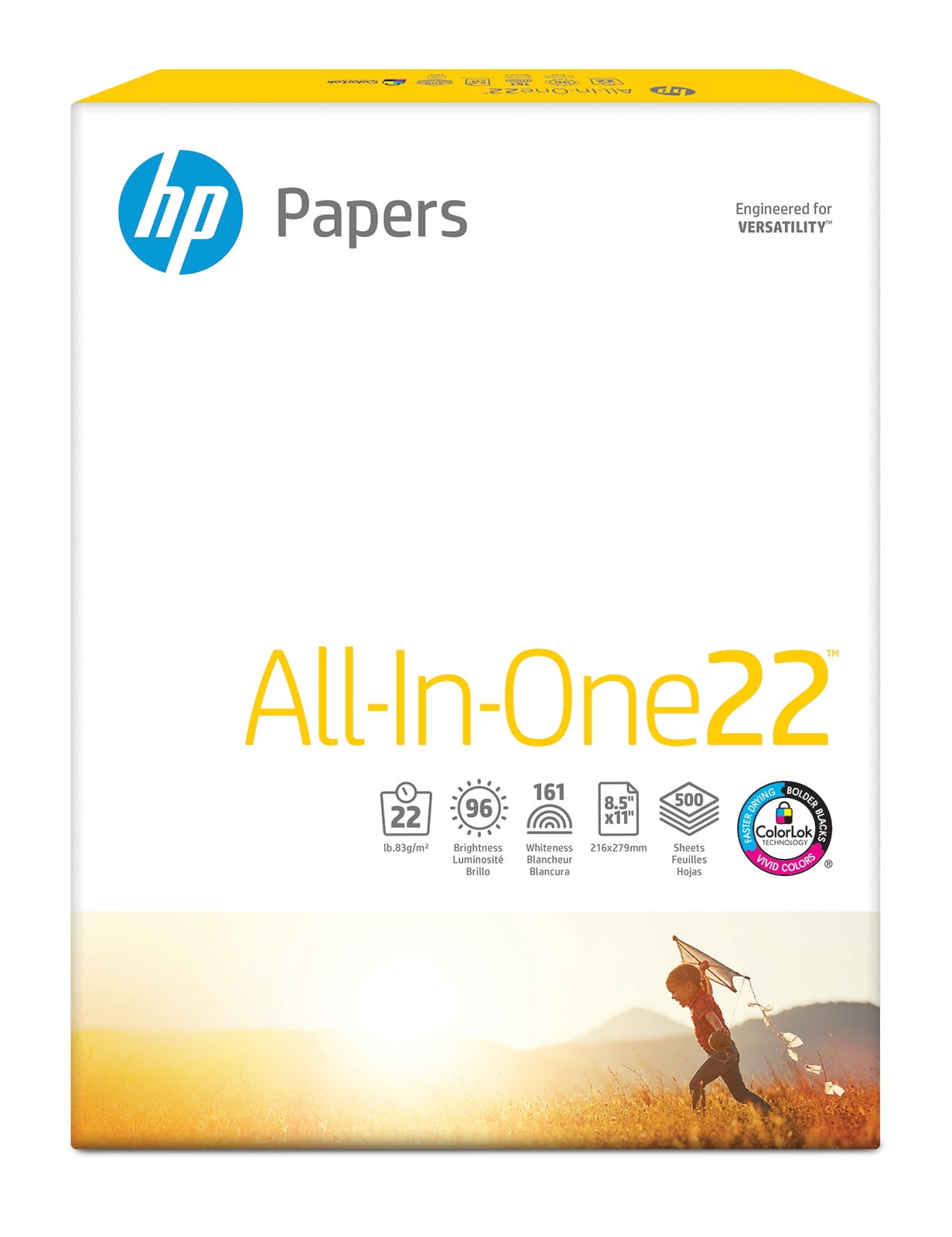 HP All In One22 Printer Copier Paper Letter Size 8 12 x 11 Ream Of