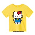 thumbnail image 3 of Ropa para niños, camiseta bonita de Hello Kitty, camisetas divertidas de dibujos animados para niños, camisetas de verano de manga corta Sonic, 3 of 5