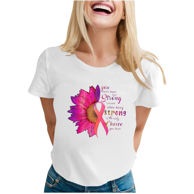 TSADFHJI Chandails en Molleton pour Femmes Col en V Mode Décontractée Imprimé Ruban Promotionnel International Manches Courtes Col Rond T-Shirt Haut L Blanc