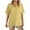 Yellow, variant on lmcalzta Womens T-Shirts V Neck Loose Fitting Casual Tshirts Summer Casual Short Sleeve Tops Solid Color Basic Tees