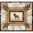 thumbnail image 2 of Gladding, Pamela 22x20 Gold Ornate Wood Framed with Double Matting Museum Art Print Titled - Big Horn Ram, 2 of 4