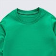 thumbnail image 6 of NOLDARES Toddler Baby Boy Fall Winter Outfit Baby Boy Clothes Long Sleeve Sweatshirt Tops + Pants 2Pcs Boy Clothing Casual Set Outfits(Green,3-4 Y), 6 of 6