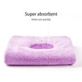 thumbnail image 3 of Ultra-Absorbent Microfiber Hair Drying Hat with Secure Button Strap - Soft, Odor-Free, Quick-Drying Turban for All Hair Types, Ideal for Long & Thick Hair - Light Green (80% Polyester/20% Nylon), 3 of 6