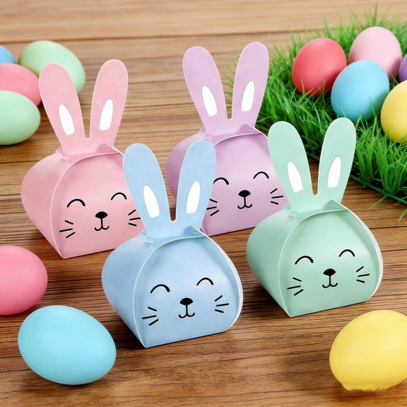 Upgraded Easter Candy Box Gift Box Holiday Party Paper Box Candy Egg Gift Box O