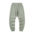 thumbnail image 4 of Pantalones largos para hombre, informales, para uso diario, para exteriores, playa, holgados, ligeros y transpirables, de poliéster., 4 of 7