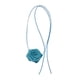 thumbnail image 1 of Collar gargantilla de flores, gargantilla larga de flores, joyería retro multiusos Azul claro, 1 of 7